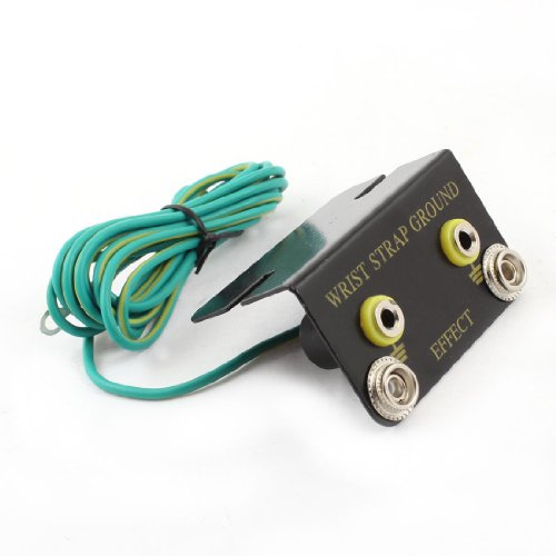 sourcingmap ESD Ring Terminal Cable Anti Static Socket Ground for Wrist Strap