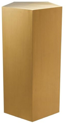 Casa Padrino Luxus Edelstahl Säule Kupferfarben 42 x 40 x H. 80 cm - Luxus Wohnzimmer Möbel