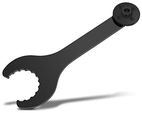 Präziser Carbon Stahl Tretlagerschlüssel Robustes Kombi Werkzeug Zum Entfernen Installieren Von Fahrradkurbeln Universal Für Fahrradreparaturen, Profis Hobbybastler, 1 Teiliges Reparaturwerkzeug Set