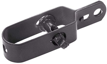 Alberts 611347 Tenditore fune metallica, con rivestimento in plastica antracite metallico, Misura 2, Lunghezza 100 mm
