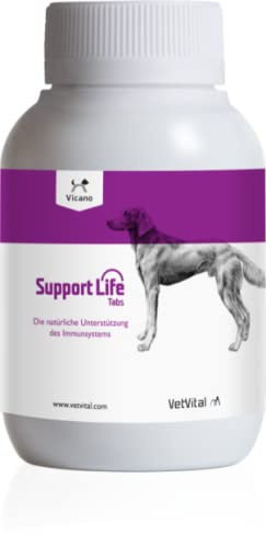 VetVital Vicano Support Life | 100 Tabletten | Ergänzungsfuttermittel für Hunde | Taigawurzel