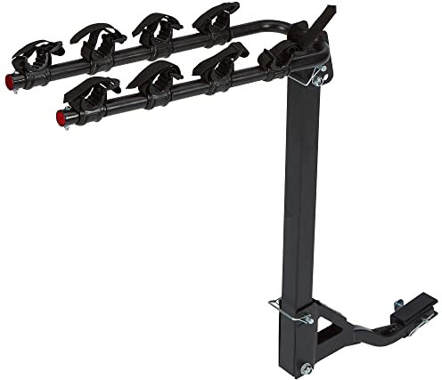 Young 4 Bike Rack - Bicycle Racks Mount Carrier for Cars, SUV and Minivans with 2 or 1-1/4 inch Hitch Receiver, Easy Assembly and Safe Locking