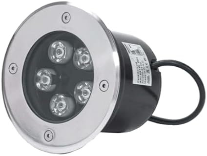Spot LED Extérieur Encastrable IP65 220V Sol 5W 80° Ø130 - Blanc Froid 6000K - 8000K - SILAMP