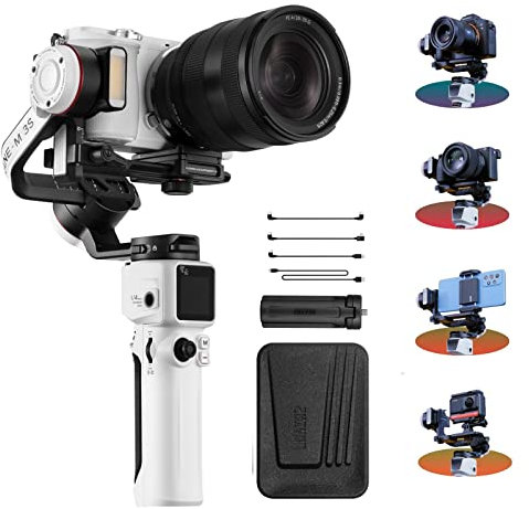 Zhiyun Crane M3 S Gimbal Stabilizer for DSLR Mirrorless Cameras 3-Axis Handheld Video Stabilizer Compatible with Gopro,Action Camera,Smartphone