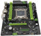 X79 ATX LGA 2011 Server-Motherboard, 4-Kanal-DDR3-E5-V2-Gaming-Motherboard mit SATA3.0 SATA2.0 M.2 NVME-Schnittstellen, Gigabit Adaptive NIC