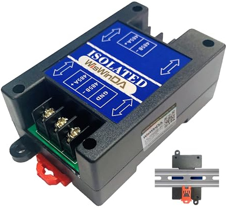 WisWinDa Industrial Grade Passive RS485 Singal Anti-Interference Hub Anti-Interference Lightning Protection RS485 Filter Isolated Communication Data Protector Surge Protection Device
