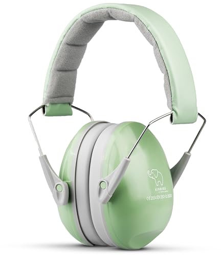 Schallwerk ® Kapselgehörschutz Kiddies (Matcha Green) | Gehörschutz Kinder - Hochwertige Lärmschutz Kopfhörer mini - Ohrenschützer ideal für Alltag & Events