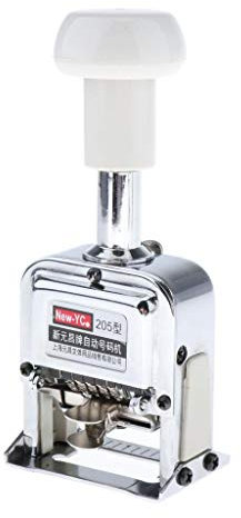 Generic Automatische Nummeriermaschine mit 5 Positionen Aus Stahl, Digitale Graffiti Maschine mit Walze