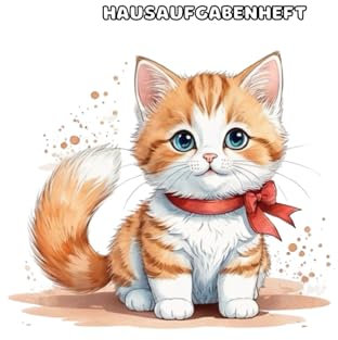 hausaufgabenheft a5: Katze.mit wochentagen,52 Wochen,für Mädchen und Jungen