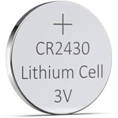 CR2430 Knopfzelle 3 V, 2 Stück, ideal für elektronische Geräte, Uhren und Spielzeug.