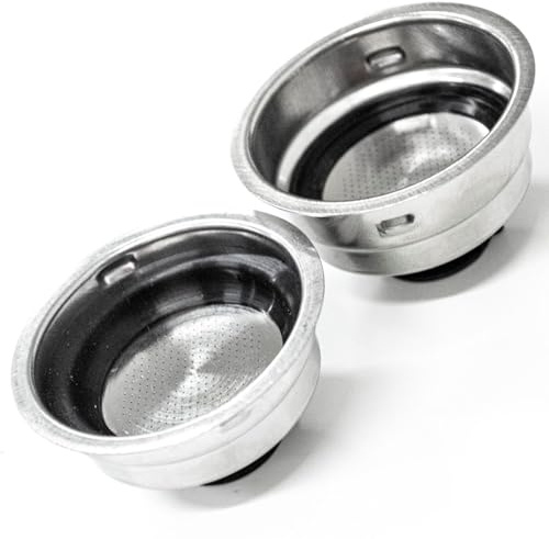 JPshop - Kit Filtro 1 Tazza + Filtro 2 Tazze per macchina da caffè compatibile con Delonghi