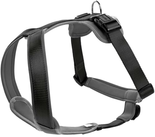 Jägare neopren hundsele, X-Small, Svart/grå