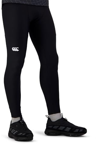 Canterbury Men's ThermoReg Compression Leggings | Thermal Baselayer | Quick Dry Leggings, Black, M