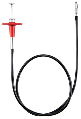 JJC Câble de déclenchement mécanique avec Ampoule pour Fujifilm, Sony, Leica, Olympus, Panasonic et Autres appareils Photo avec Trou à Visser Rouge 70cm