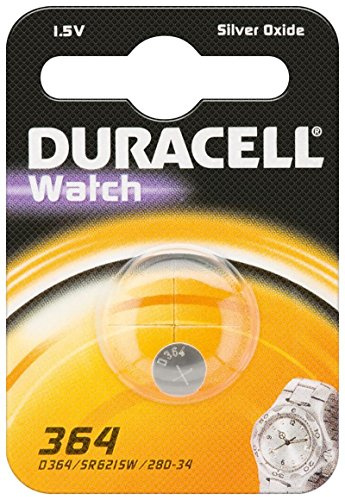 Duracell SR60 (364) Silberoxid-Zink-Knopfzelle, 1,5 V
