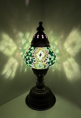 Samarkand - Lights Mosaiklampe Mosaik - Tischlampe M Stehlampe orientalische lampe Grün