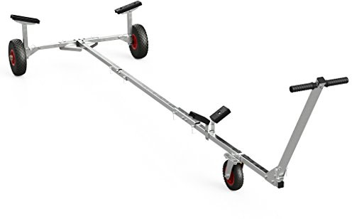 SUPROD Slipwagen Bootswagen Handtrailer faltbar Schlauchbootwagen TR260, PU, Ø 260 mm