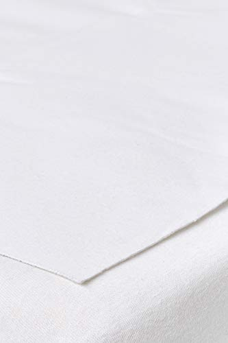 Meyco Baby Betteinlage Molton 75x100cm Matratzenschoner Matratzenschutz | 100% Baumwolle - Oeko Tex Zertifiziert - Bettauflage - PU Schicht - feuchtigkeitsabsorbierend & wasserresistent - waschbar