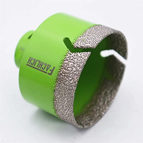 FACHLICH Diamantbohrer Fliesenbohrer 68mm Diamant-Bohrkronen Lochsäge M14 Gewinde für Porzellan Fliese Keramik Granit Marmor Trockenbohren