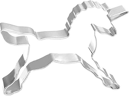 diyfixlcd Cortador de galletas de unicornio para niños