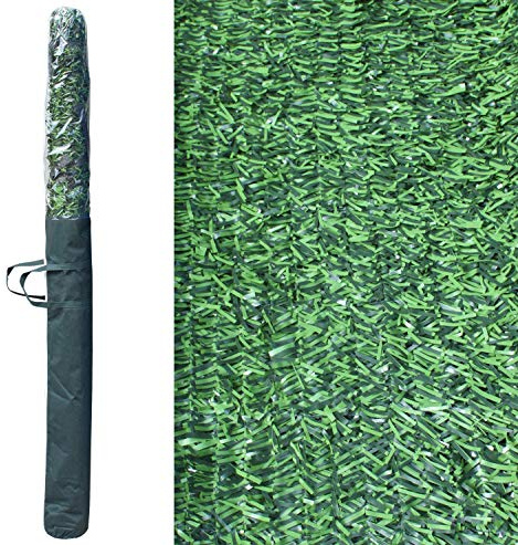PAL | Rollo Seto Artificial Ignífugo Verde 3x1.5m (1- Rollo seto 3x1.5) | Ocultación, Vallado Jardín