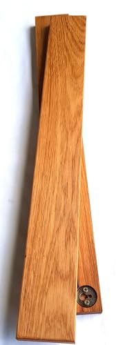 HOK Hausgeräteservice® Magnetleiste Messerleiste 53cmx7cmx2cm Eiche hell Handmade in Germany