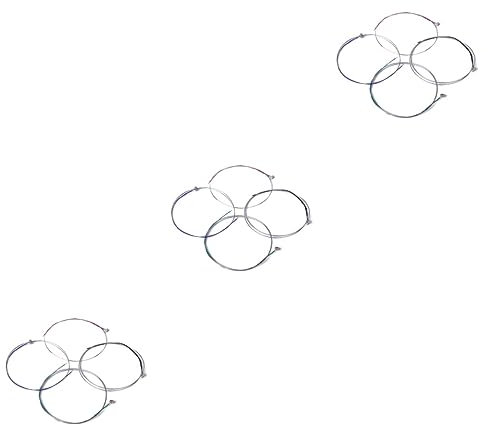MILISTEN 3-Teiliges Set Violine geigensaiten violin strings Gitarrenparts Bassbrücke Stahl Zubehör saiten für elektrische gitarre Gitarrensaite Student Musikinstrument