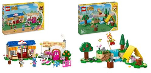 LEGO Animal Crossing Nooks Laden und Sophies Haus Set, kreatives Spielzeug & Animal Crossing Mimmis Outdoor-Spaß, kreatives Spielzeug für Kinder