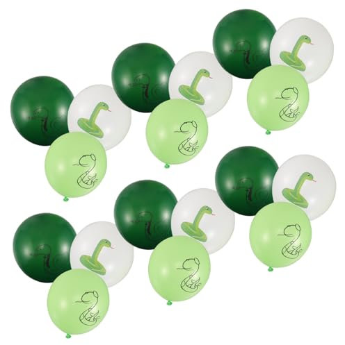 HEALSOPTHY 18Stücke Große Schlangenballons Schlangen Themen Party Dekoration Geburtstagsballons Für Schlangenpartys Luftballons Für Kindergeburtstag Und Feierlichkeiten