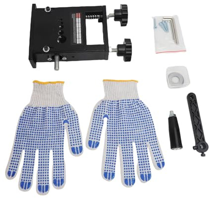 Manual Wire Stripping Machine, Drill Powered Wire Stripper with 6 Hole 5 Blades, Portable Cable Stripper Tool for 1-17mm Diameter Cable