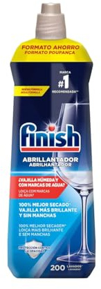 Dishwasher Rinse Aid 200 Washes 800ml Pack of 4