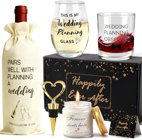 Mason Life Wine and Whiskey Glass Set for Couples