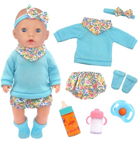Ensemble De Jouets De Poupée,Lot de 8 Accessoires et Vêtements pour Poupées