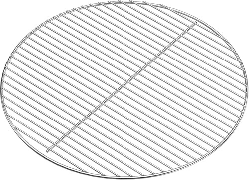 Griglia per Barbecue Rotonda in Acciaio Inossidabile Ø54,5 cm per griglia weber 57 cm, pezzi di ricambio per griglia tonda per barbecue weber 57 cm, One-Touch, Master-Touch - non pieghevole
