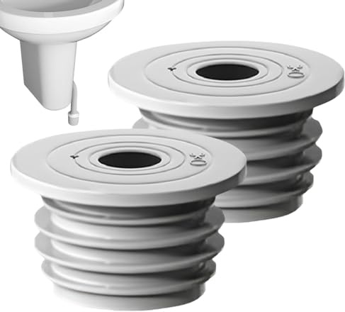 Joint de tuyau de vidange pour machine à laver, bouchon d'odeur pour évacuation de sol - 2 pièces Joint de tuyau d'égout Siphon de vidange, petit bouchon d'étanchéité polyvalent pour machine à laver