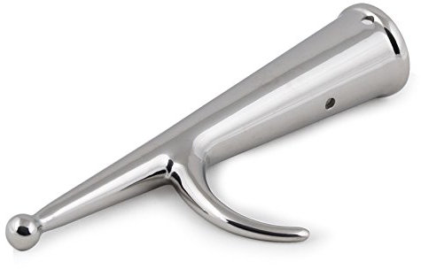 wellenshop Bootshaken-Spitze Edelstahl Rostfrei Länge 173 mm für Stiel-Durchmesser 25 mm Ersatz-Bootshaken Ersatz-Spitze Boot