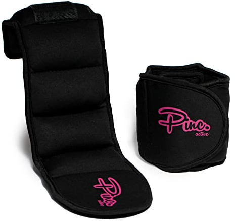 HEALTHYMODELLIFE Ankle Weights Set, 2 x 1 lbs Cuffs