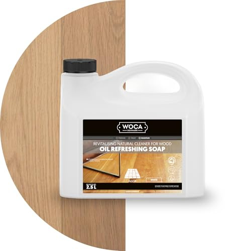 WOCA Denmark Oil Refreshing Soap (Öl-Refresher) Weiß 2,5 Liter - Konzentrierte Pflege für geöltes/gewachstes Holz.
