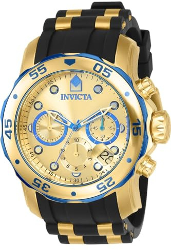 Invicta Pro Diver Montre Homme Mouvement à Quartz en Acier Inoxydable - 48mm