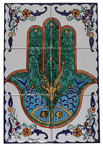 Fliesenbild Keramikfliesen Orientalisch Handbemalt Wandfliesen Mediterran 06 01