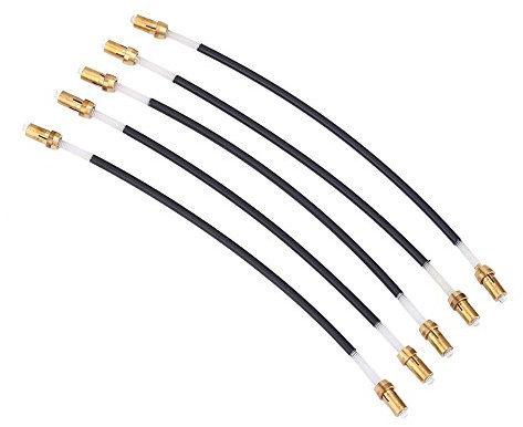 Bnineteenteam 5 Stücke 3/4 4/4 Violine Saitenhalter Darmschnur Violine Schwanz Violine Geige Schwanz Darm Ersatz Schwarz