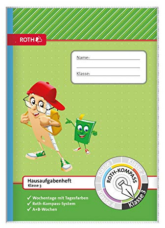 ROTH Kompass-Hausaufgabenhefte - Schreiblern-Heft (3. Klasse)