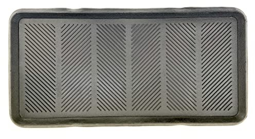 PROGOM - Schuhwanne – Abtropfmatte aus Gummi – 80 x 40 x 3 cm