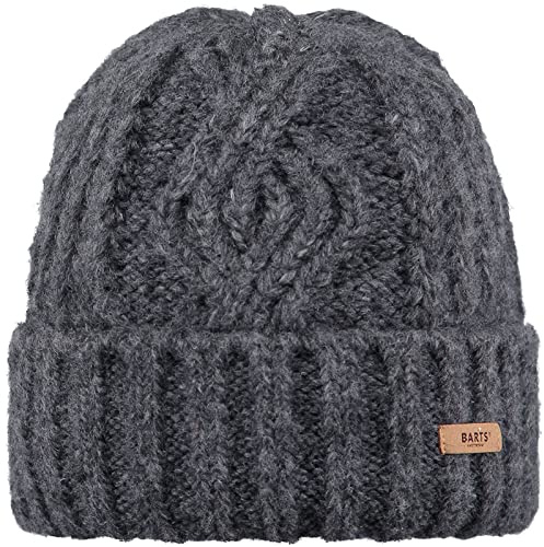 Barts Damen Mütze Farrah Beanie, anthrazit, Einheitsgröße