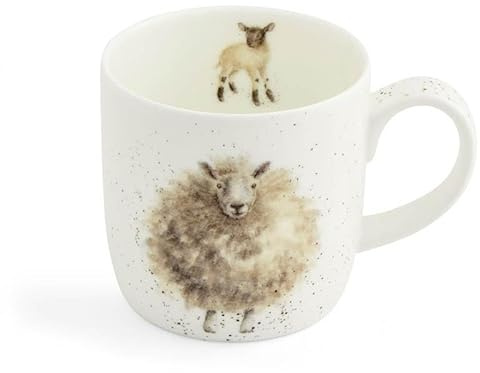 Wrendale Designs Tasse aus feinem Knochenporzellan, der Wollpullover