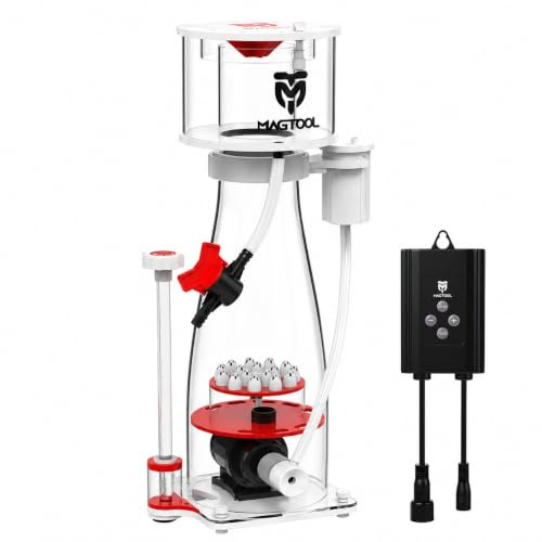 MagTool Espumador de Proteínas para Acuario, Skimmer Interno DC con Bomba de Aguja Ajustable, para Tanque Marino de 135–185Gal (N170 Plus)