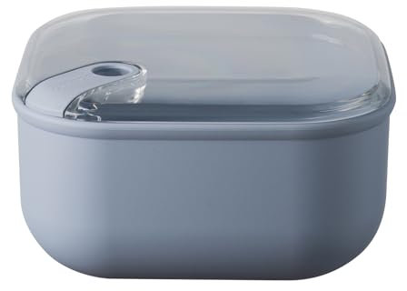 OMADA Design - Contenitore ermetico per alimenti grande da 2 L con coperchio trasparente - Made in Italy - Linea Pull Box