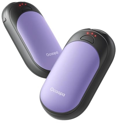 OCOOPA Magnetic Rechargeable Hand Warmers 2 Pack, Portable Hand Warmer, Mini Battery Operated Handwarmers, UL Certified, 3 Heat Settings, Purse Must Haves Gifts Women Essentials, UT3 Lite