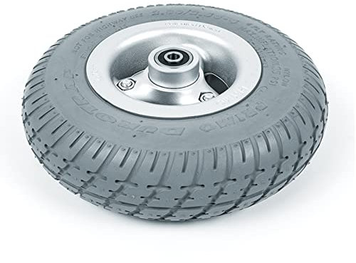 9-Zoll-Elektrorollstuhl-Vorderrad-Ersatzteile, solides Gummi-PU-Vorderrad, grau, für Gehhilfe, medizinischer Wagen (Größe: 2 Stück)