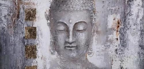5D DIY Diamond Painting Buddha-Figur Diamond Painting XXL Erwachsene Groß 100x233cm Diamond Art Ruhig Diamant Painting Bilder Kinder Anfänger Dimondpaintin Crystal Arts Geschenke für Frauen Wand Deko
